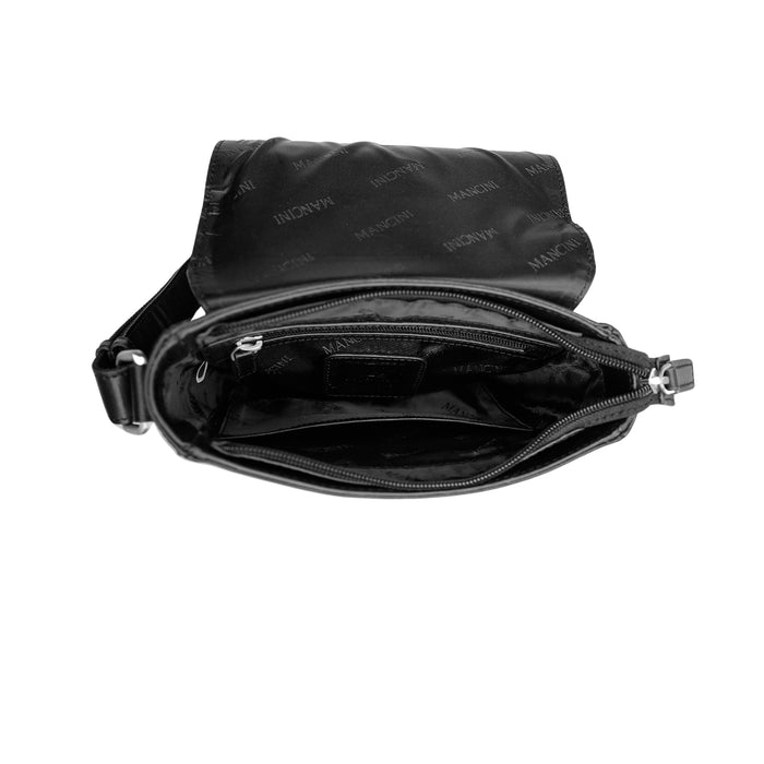 Mancini Leather Buffalo On-the-Go Crossbody Bag