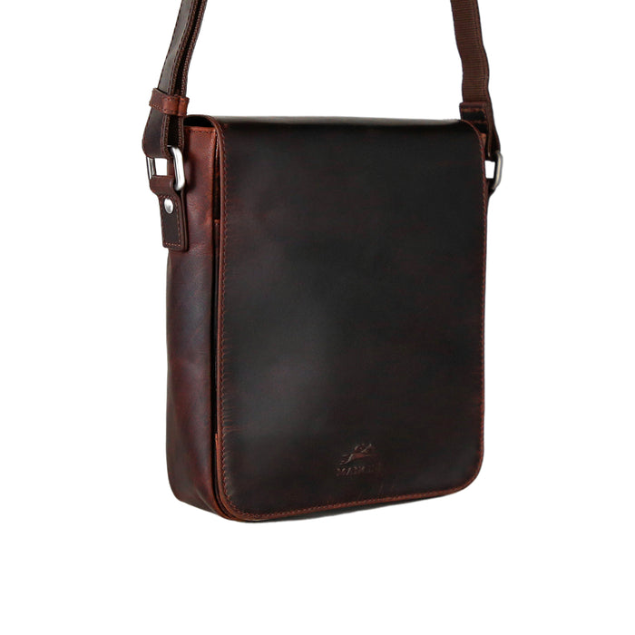 Mancini Leather Buffalo On-the-Go Crossbody Bag