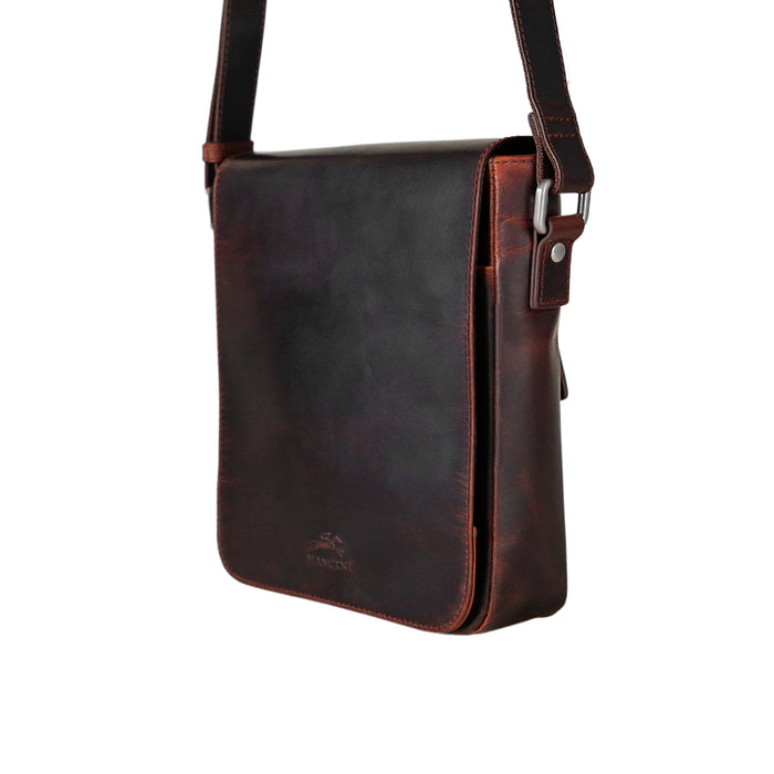 Mancini Leather Buffalo On-the-Go Crossbody Bag
