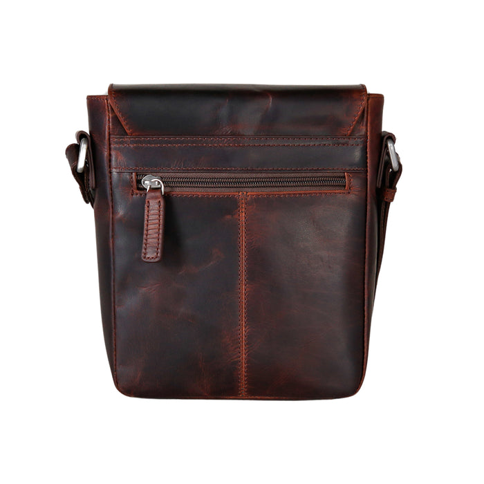 Mancini Leather Buffalo On-the-Go Crossbody Bag