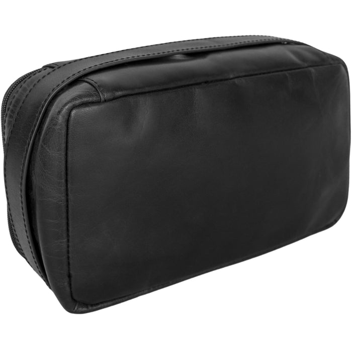 Mancini Leather Classic Toiletry Kit