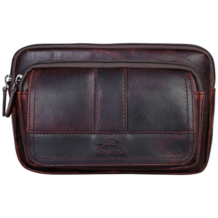 Mancini Leather Buffalo Waist Bag