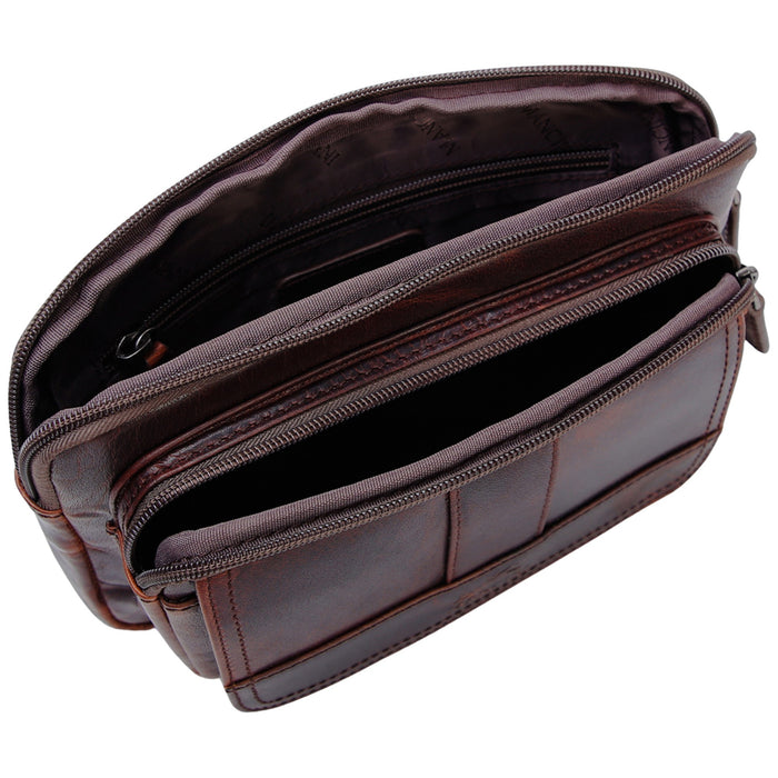 Mancini Leather Buffalo Waist Bag
