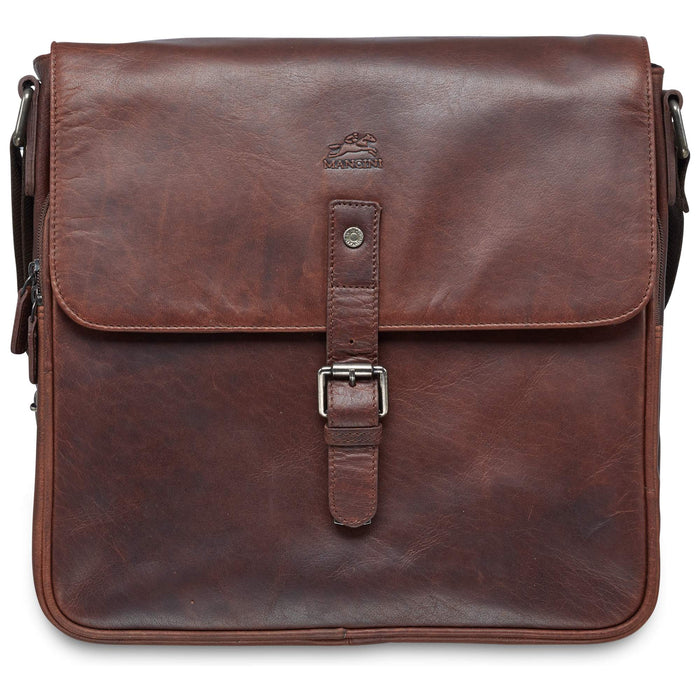 Mancini Leather Messenger Bag for 12'' Laptop/Tablet RFID