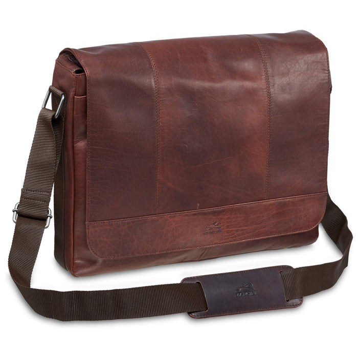 Mancini Leather Messenger Bag for 15” Laptop / Tablet