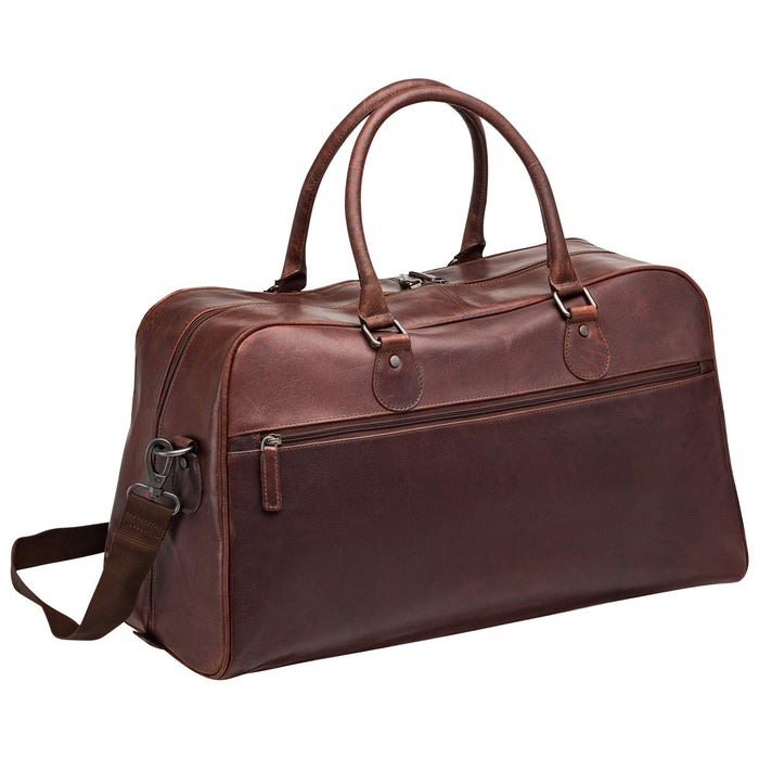 Mancini Leather Classic Duffle Bag