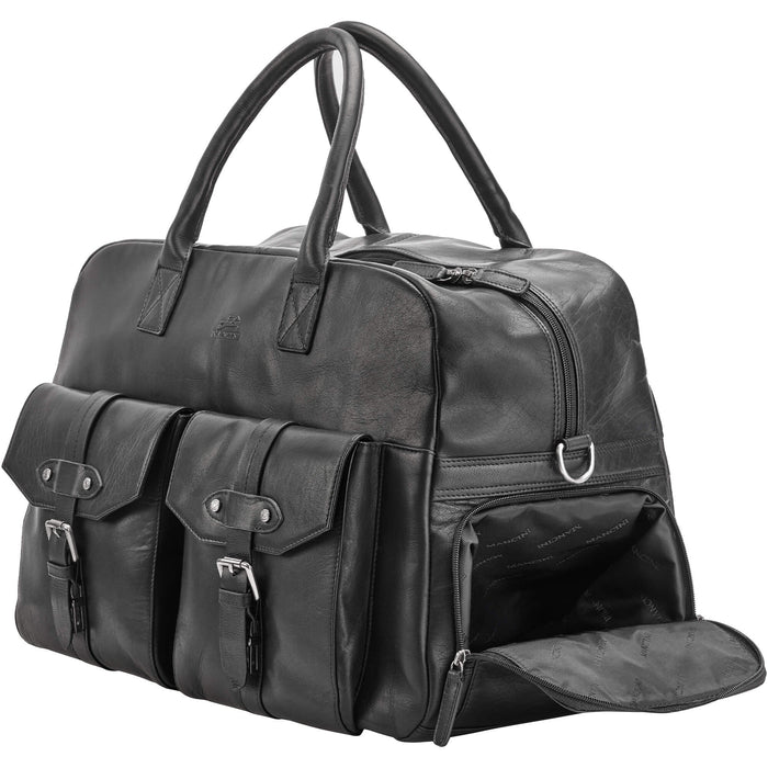 Mancini Leather Buffalo Classic Duffel Bag