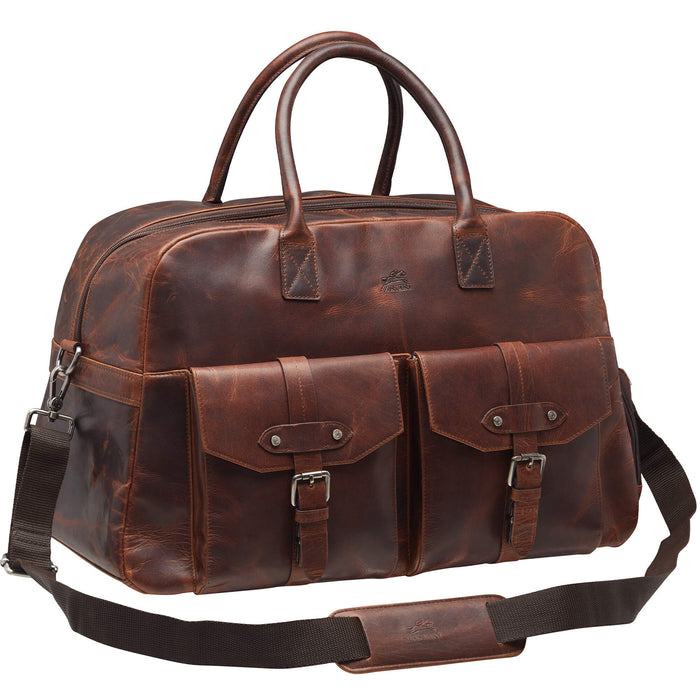 Mancini Leather Buffalo Classic Duffel Bag