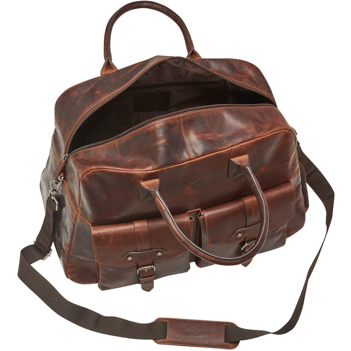 Mancini Leather Buffalo Classic Duffel Bag