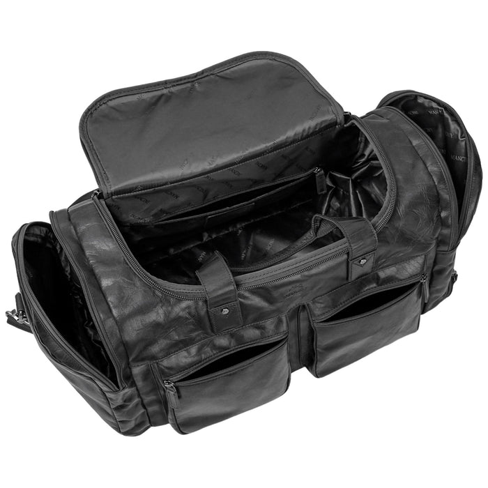 Mancini Leather Buffalo Large Duffle Bag