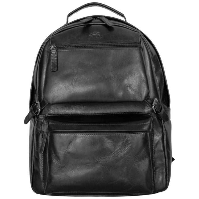 Mancini Leather Buffalo Backpack for 15.6” Laptop and Tablet