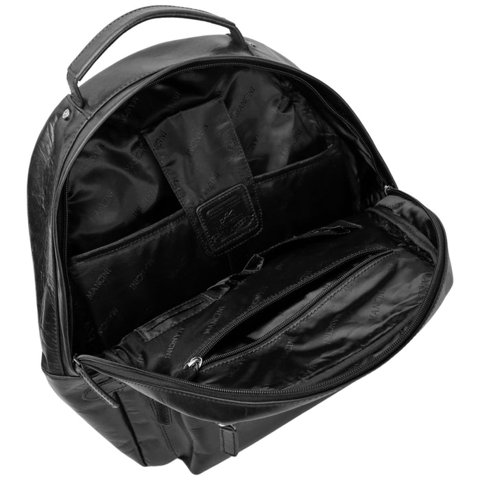 Mancini Leather Buffalo Backpack for 15.6” Laptop and Tablet