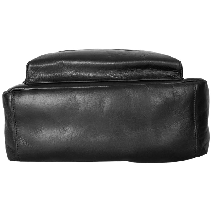 Mancini Leather Buffalo Backpack for 15.6” Laptop and Tablet