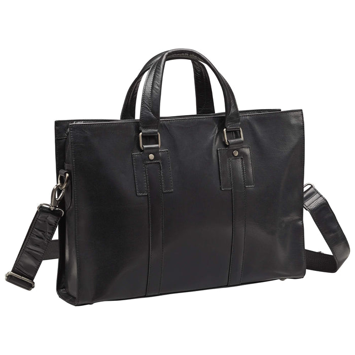 Mancini Leather Buffalo Collection Tote for 14” laptop