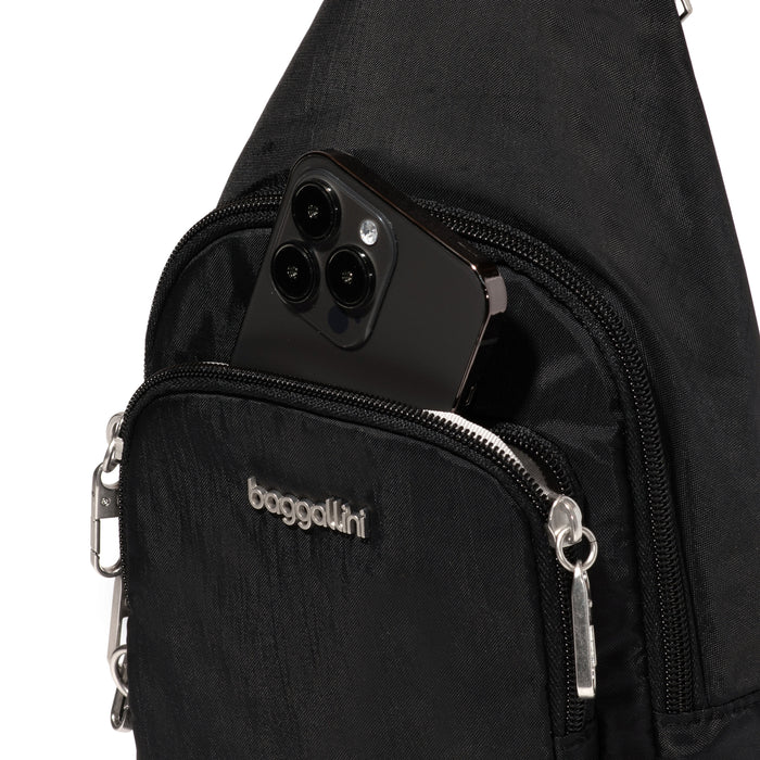 Baggallini Securtex® Classic Anti-Theft Daytripper Sling Bag