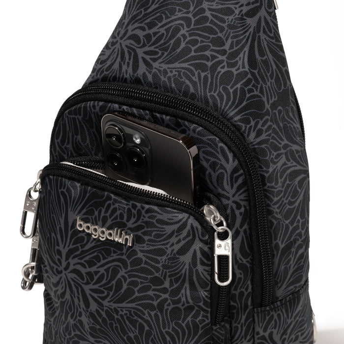 Baggallini Securtex® Classic Anti-Theft Daytripper Sling Bag