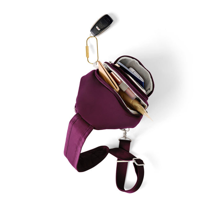 Baggallini Securtex® Classic Anti-Theft Daytripper Sling Bag