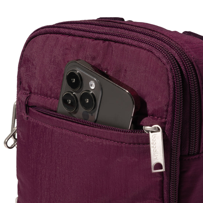Baggallini Securtex® Classic Anti-Theft Mini Everything Crossbody