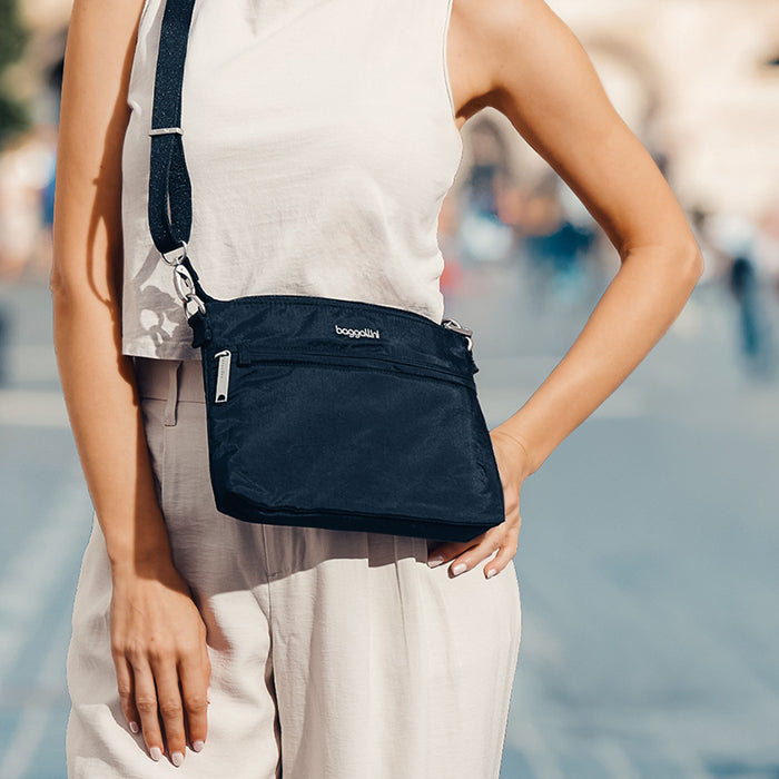 Baggallini Securtex Anti-Theft Memento Crossbody Bag