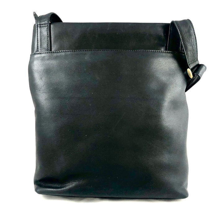 Derek Alexander Leather Top Zip Cross body Bag