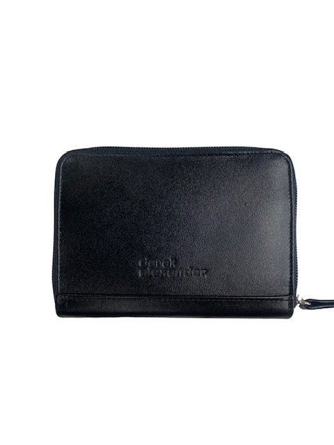 Derek Alexander Leather Ladies' Wallet Accordion Style Credit Card Holder, Full Zip
