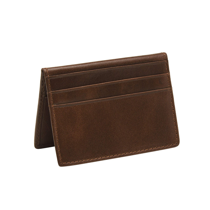 Mancini Leather RFID Secure Card Holder