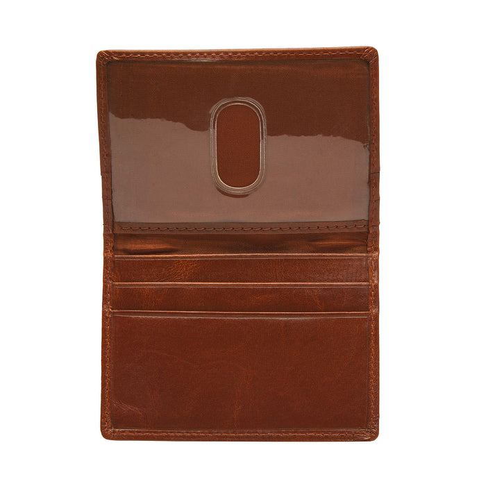 Mancini Leather RFID Secure Card Holder