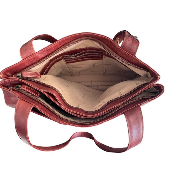 Derek Alexander BRISTOL- Double Top Zip Tote