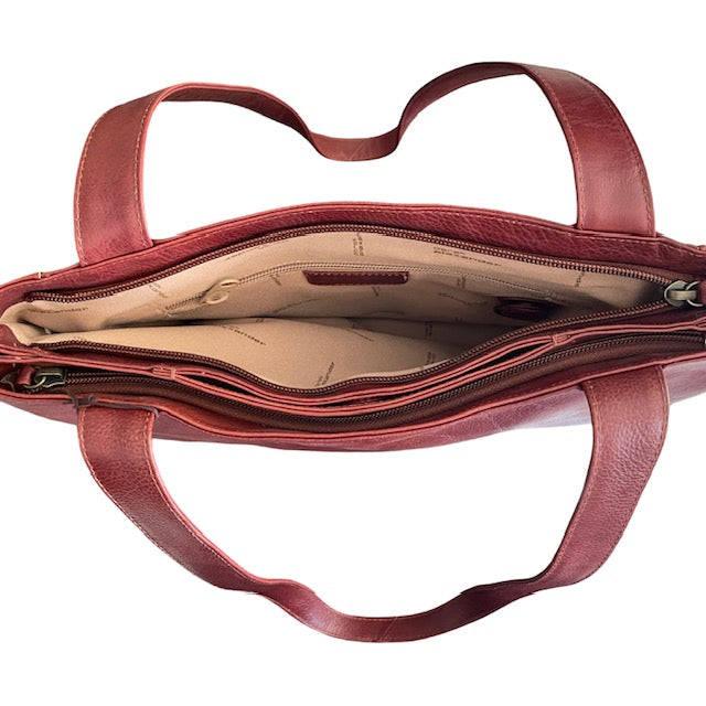 Derek Alexander BRISTOL- Double Top Zip Tote