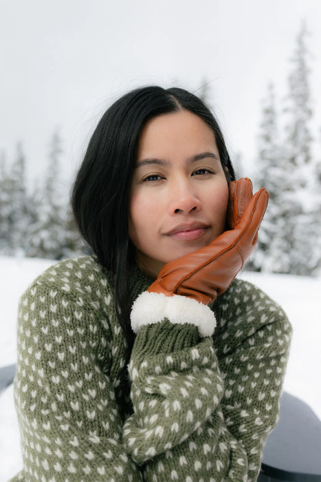 Brume Ladies COLWOOD COZY LEATHER GLOVES