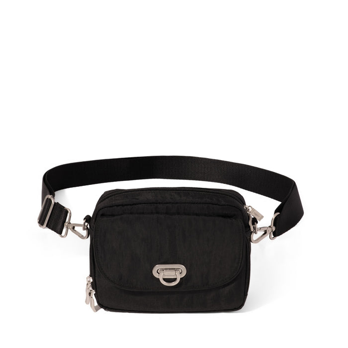 Baggallini Coastal Flip Lock Camera Bag Crossbody
