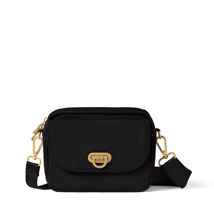 Baggallini Coastal Flip Lock Camera Bag Crossbody