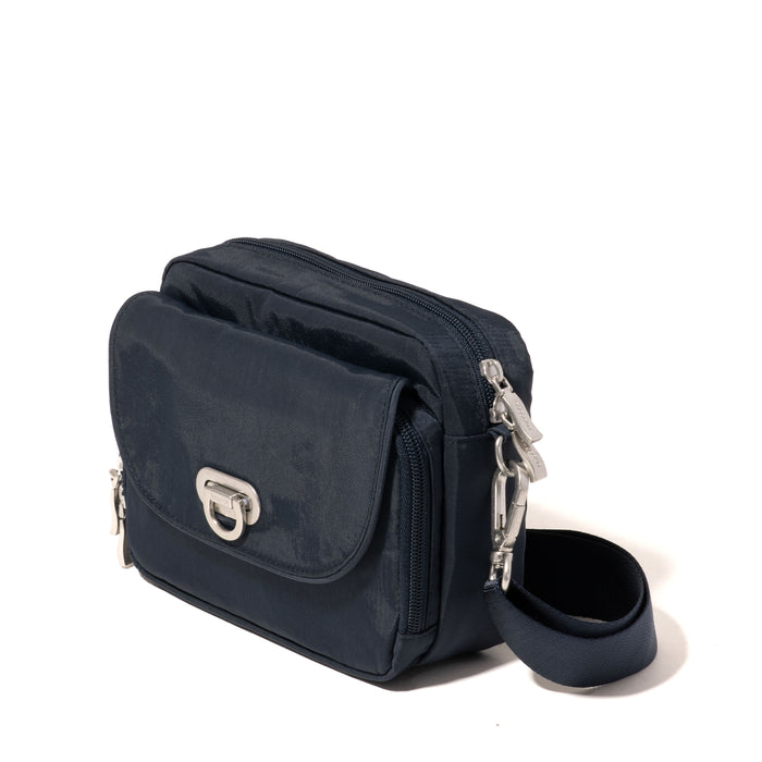 Baggallini Coastal Flip Lock Camera Bag Crossbody