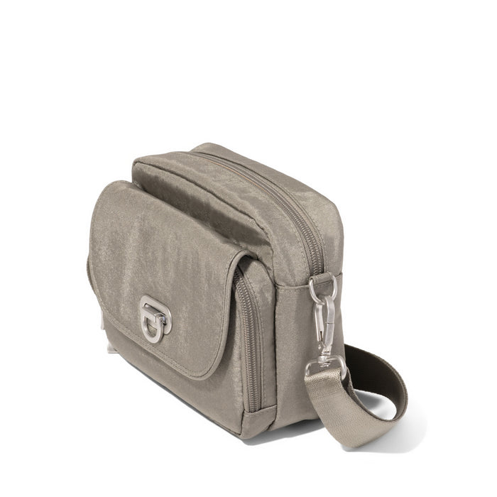 Baggallini Coastal Flip Lock Camera Bag Crossbody