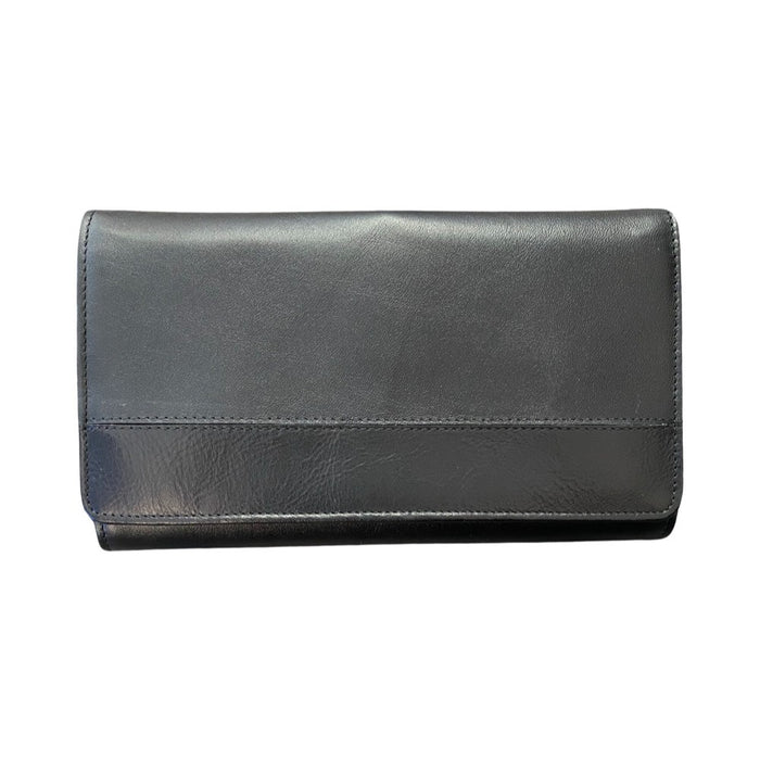 Derek Alexander Leather CONCORD -Three Part Multi-Compartment Clutch Wallet