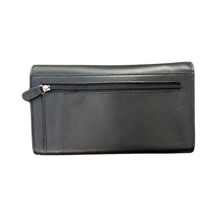 Derek Alexander Leather CONCORD -Three Part Multi-Compartment Clutch Wallet