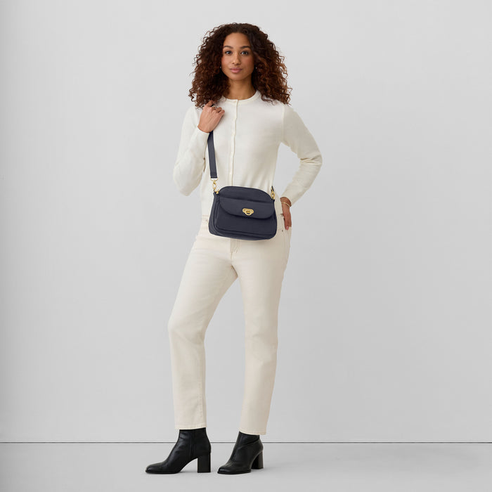 Baggallini Coastal Flip Lock Crossbody