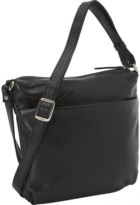 Derek Alexander Leather Ladies' Handbag Small Slim Top Zip
