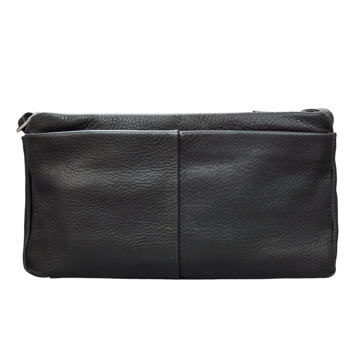 Derek Alexander Leather Ladies' Handbag Small E/W 3 Top Zip