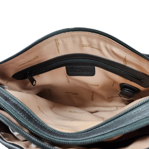 Derek Alexander CENTRAL PARK - Twin Top Zip Shoulder Bag
