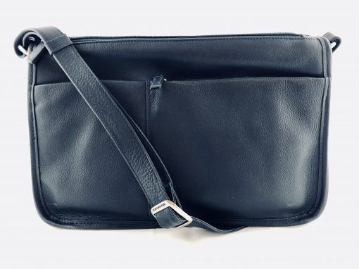 Derek Alexander CENTRAL PARK Twin Top Zip Shoulder Bag Modern