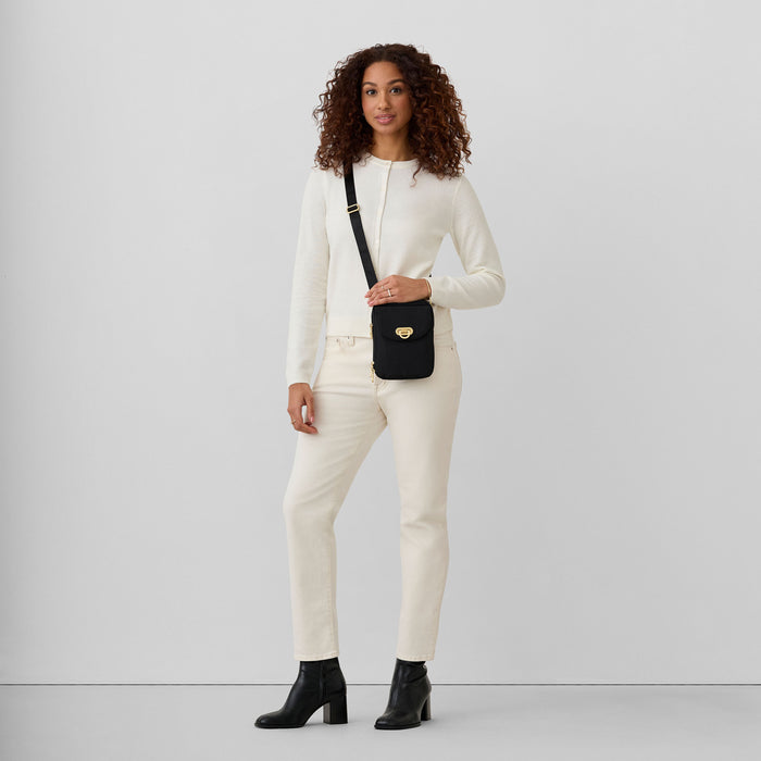 Baggallini Coastal Flip Lock Venture Crossbody