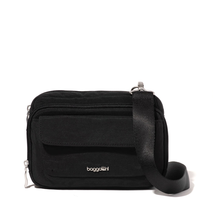 Baggallini Modern Everywhere Double Zip Crossbody