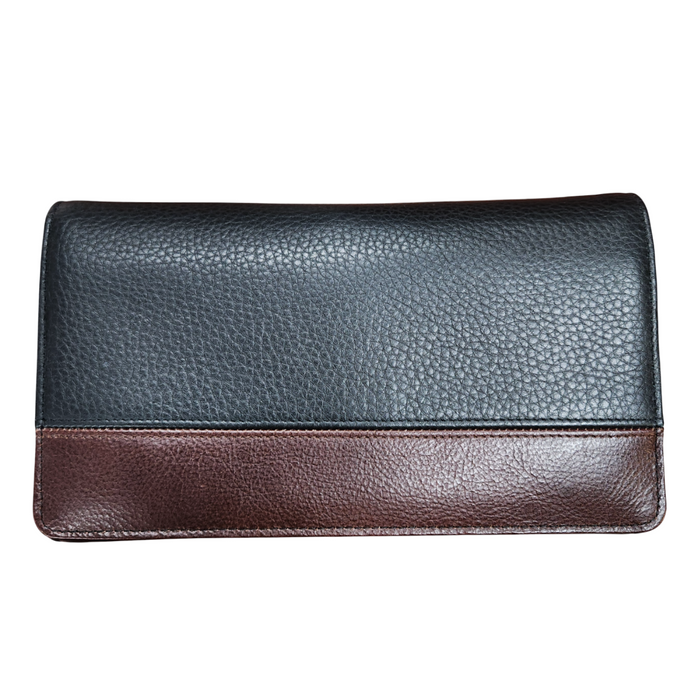 Derek Alexander Leather CONCORD -Three Part Multi-Compartment Clutch Wallet