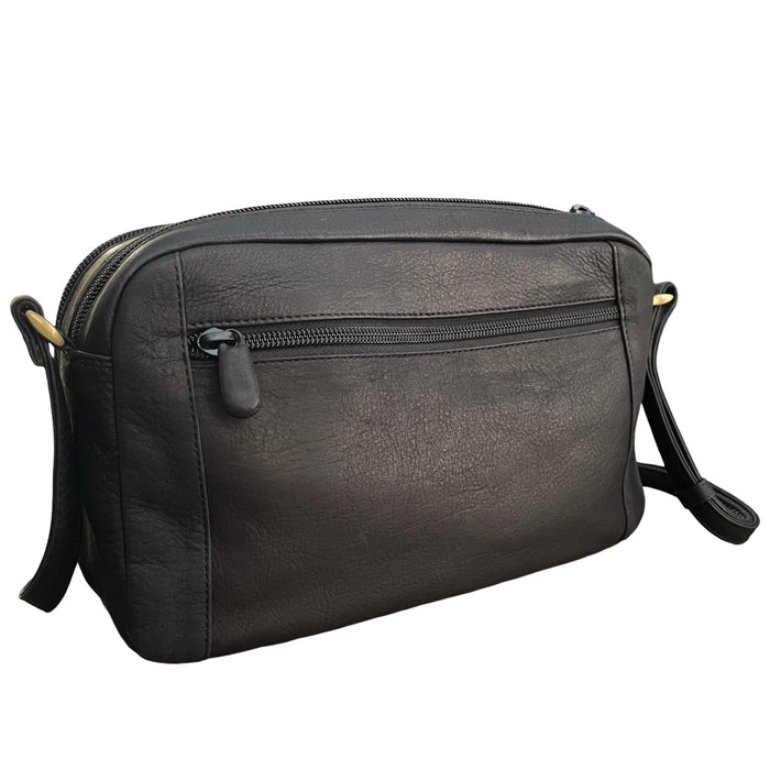 Derek Alexander Leather CIERRA - Double Zipped Handbag/Organizer