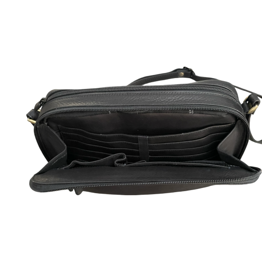 Derek Alexander Leather CIERRA - Double Zipped Handbag/Organizer