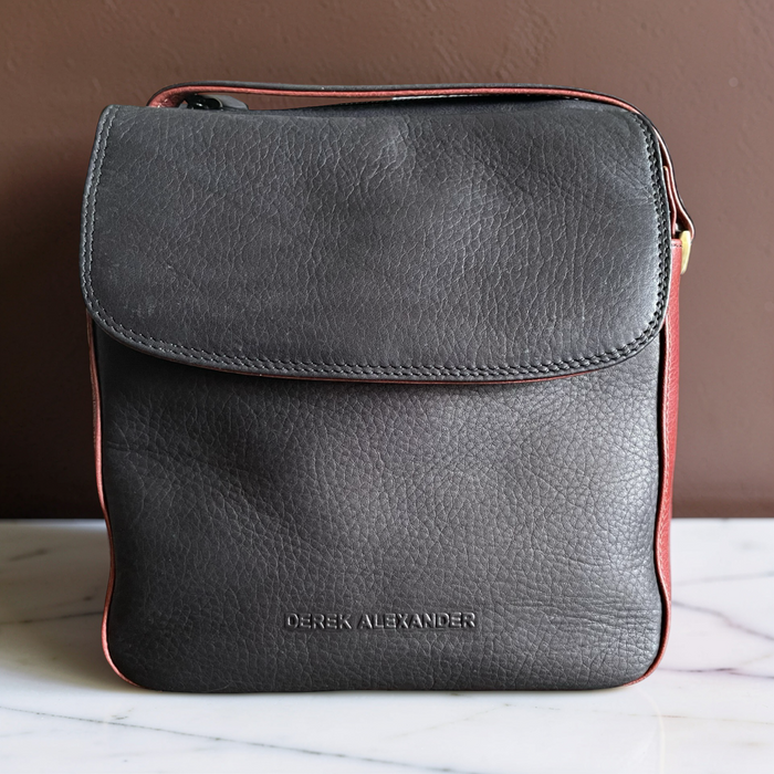 Derek Alexander Leather CIERRA Rear Organizer Cross-Body
