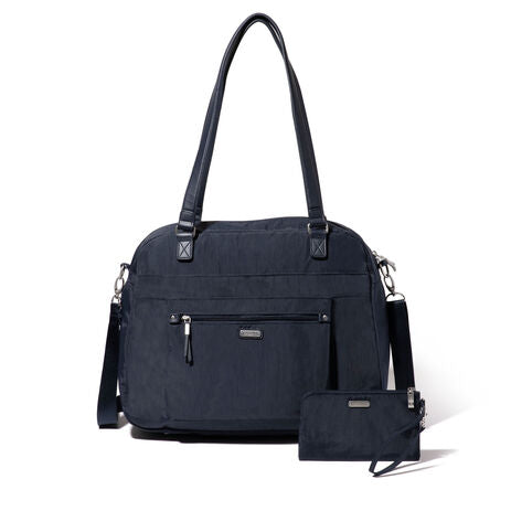 Baggallini Overnight Expandable Laptop Tote With RFID Phone Wristlet