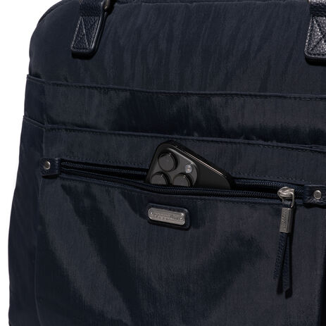Baggallini Overnight Expandable Laptop Tote With RFID Phone Wristlet