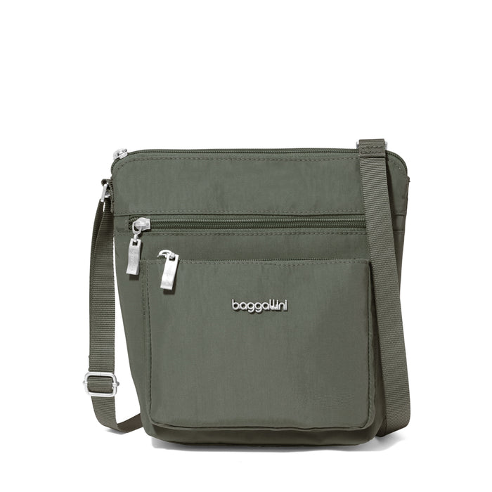 Baggallini Legacy Pocket Crossbody With RFID Wristlet
